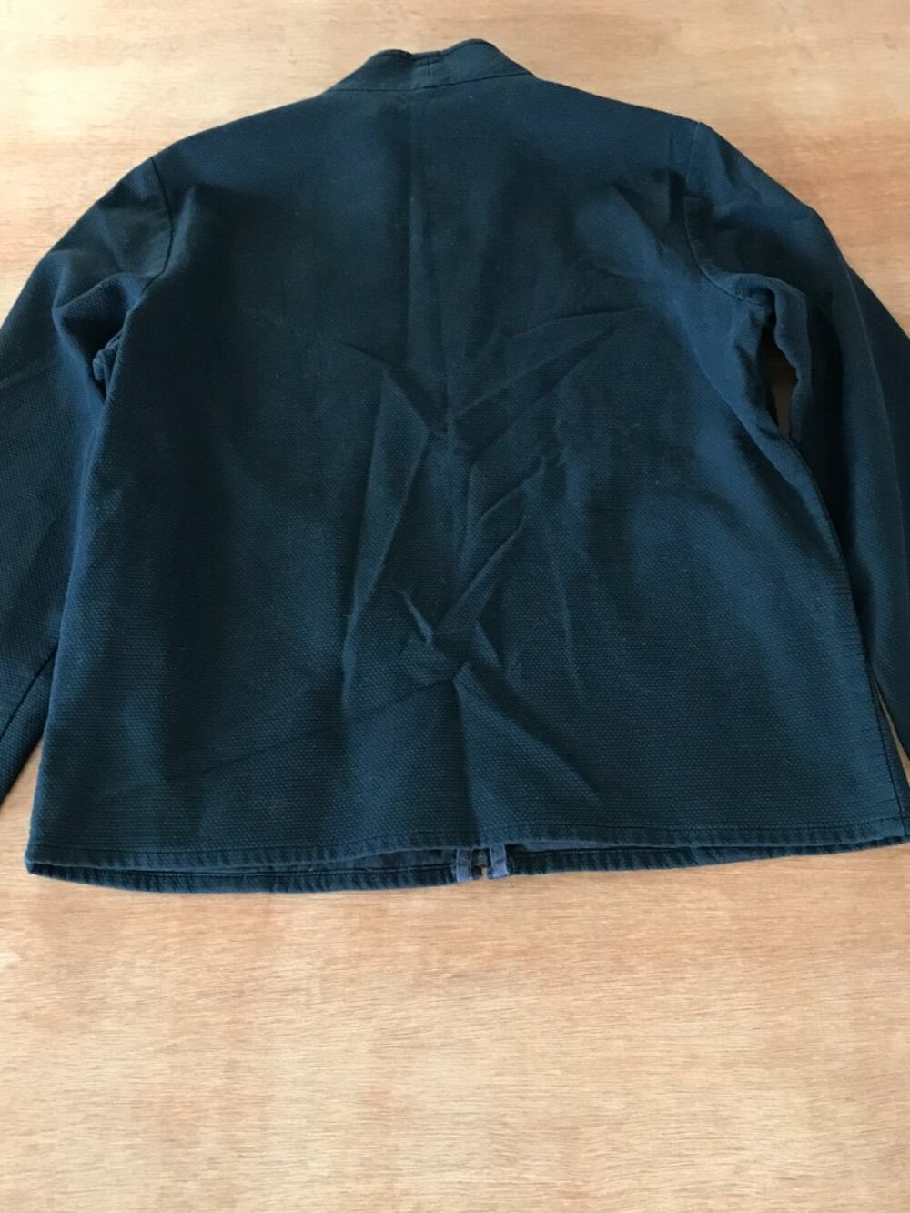 Eileen Fisher Windbreaker Jacket Women S Black Full Zip Pocket Long Sleeve 19235 - Picture 2 of 11